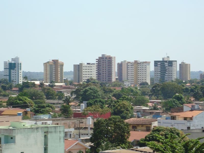 Prédios do bairro Olaria, em Porto Velho, Rondônia