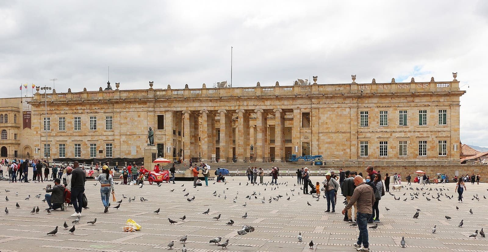 Capitolio Nacional de Colombia, en la Plaza de Bolívar de Bogotá