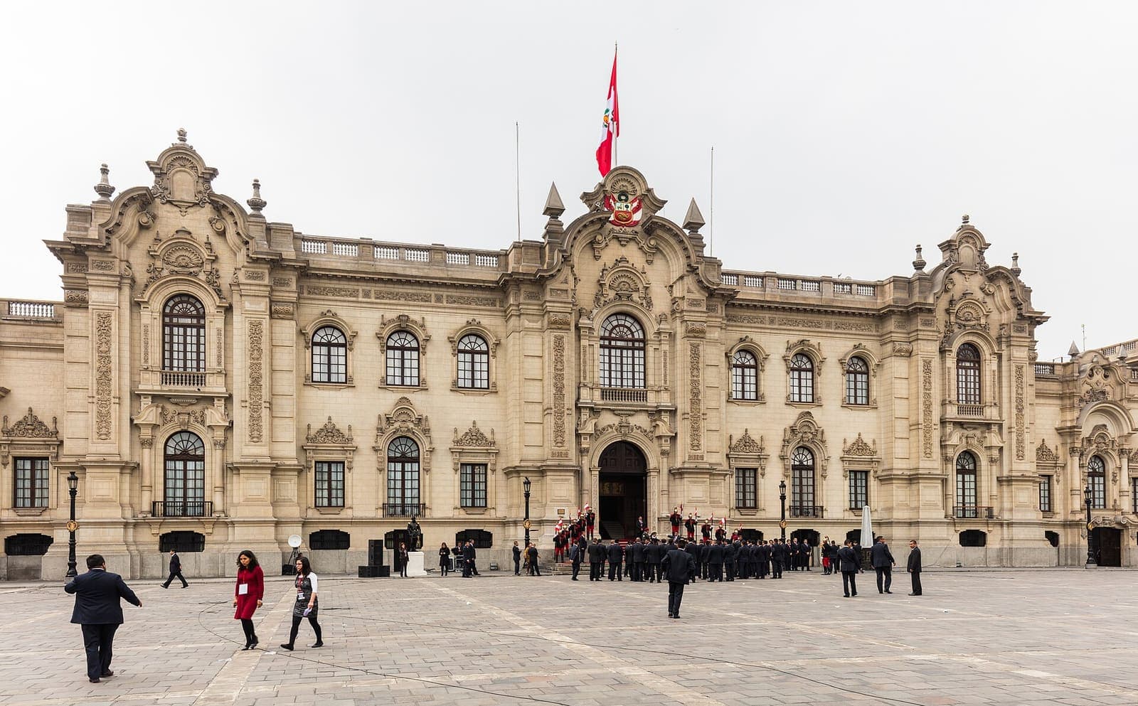 Palacio de Gobierno del Perú, en la Plaza Mayor de Lima